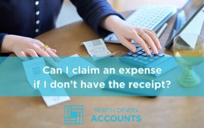 Can I claim an expense if I don’t have the receipt?