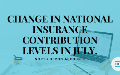 Change in National Insurance contribution levels in July