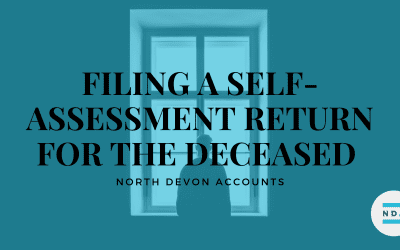 Filing a self-assessment return for the deceased