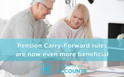 Pension Carry Forward rules are now more beneficial