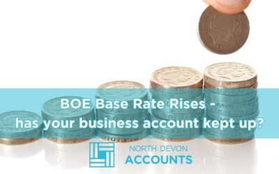 BoE base rate rises – has your business account kept up?